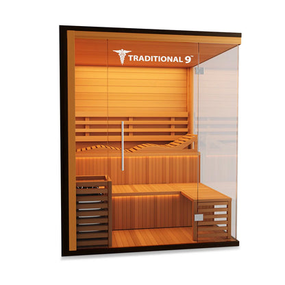 Medical Saunas | Traditional 9 Plus v2 Sauna (6 Person)