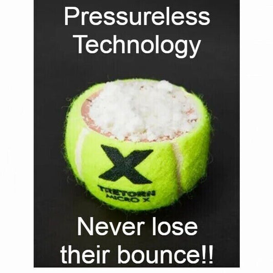 Tretorn Micro X Tennis Balls – Yellow & White, 72-Pack | High-Durability Machine-Ready Balls