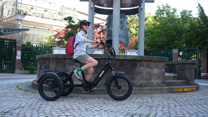 ENVO Flex Trike — Fat Tire Electric Adult Trike (Foldable, Differential RWD)