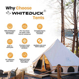 WhiteDuck Outdoors 13' Avalon Bell Tent | Luxury 4-Season Canvas Tent