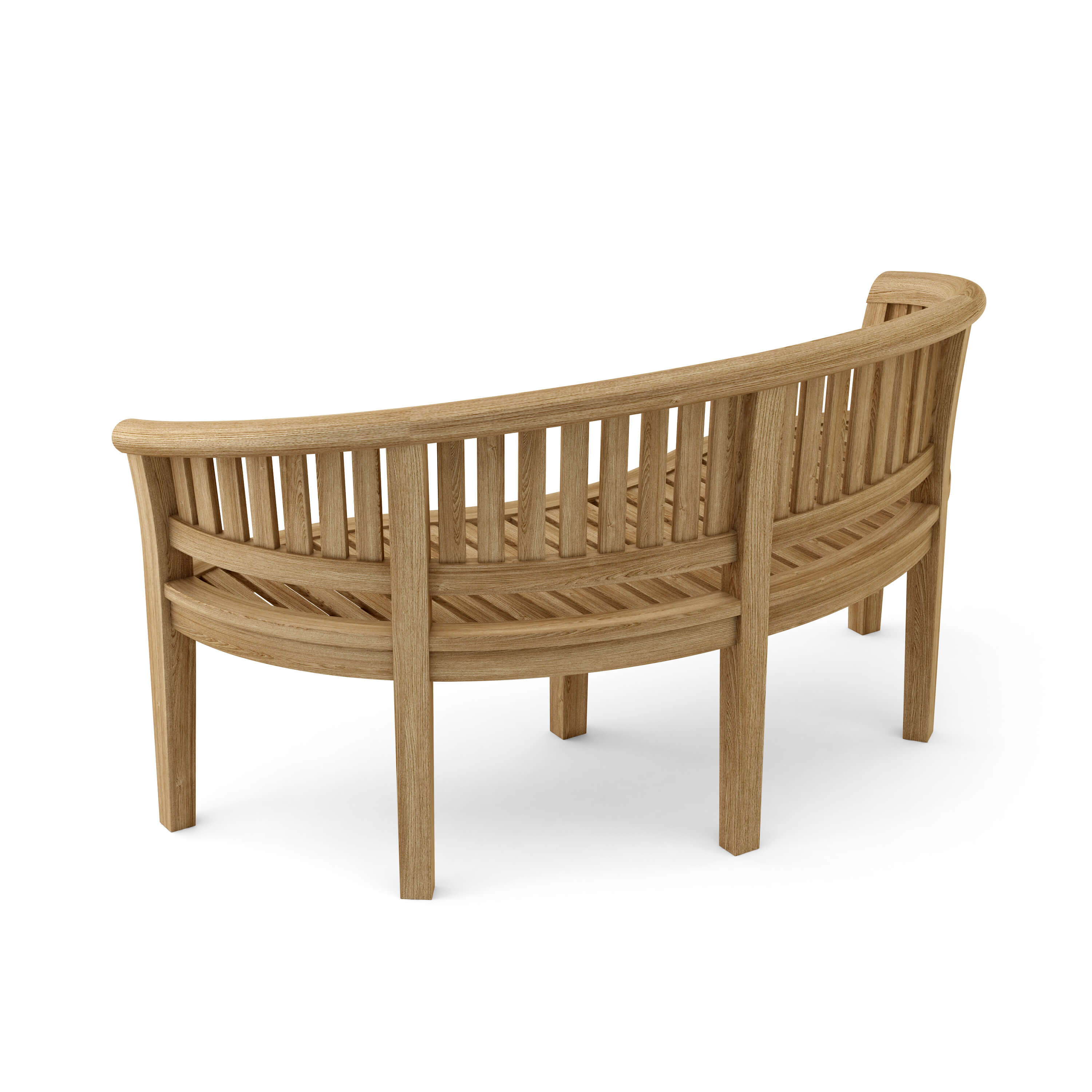 Anderson Teak Curve Bench - Thumbnail 4