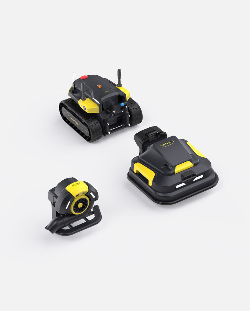 Yarbo Lawn Mower and Blower bundle with Yarbo Core and quick-swap yard care modules