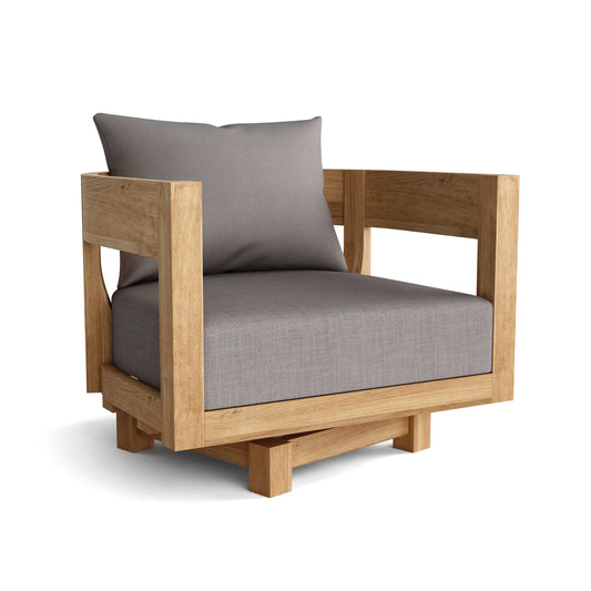 Anderson Coronado Deep Seating Swivel Armchair – Solid Teak with 360° Rotation (DS-308)